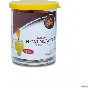 Ner Mitzvah Round Floating Wicks 50 Count Approx Medium Sized